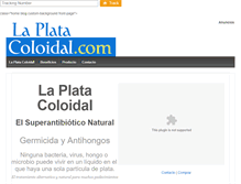 Tablet Screenshot of laplatacoloidal.com